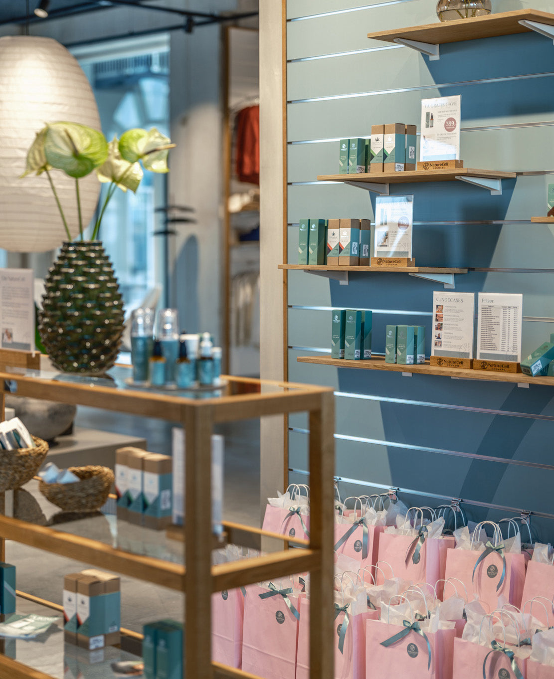 Sådan kan en NatureCell-butik se ud