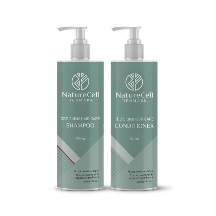 Komplet Hårpleje | Indhold: Shampoo og Conditioner med CBD
