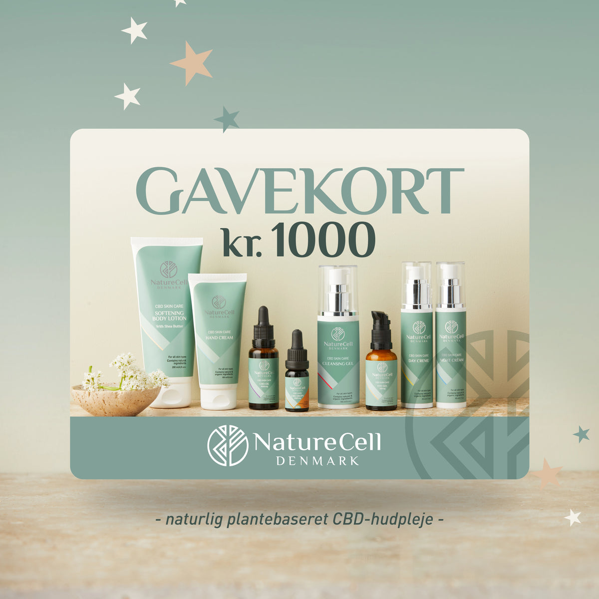 NatureCell Gavekort 1.000 kr.